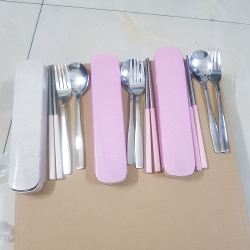 Hộp đựng muỗng đũa lúa mạch