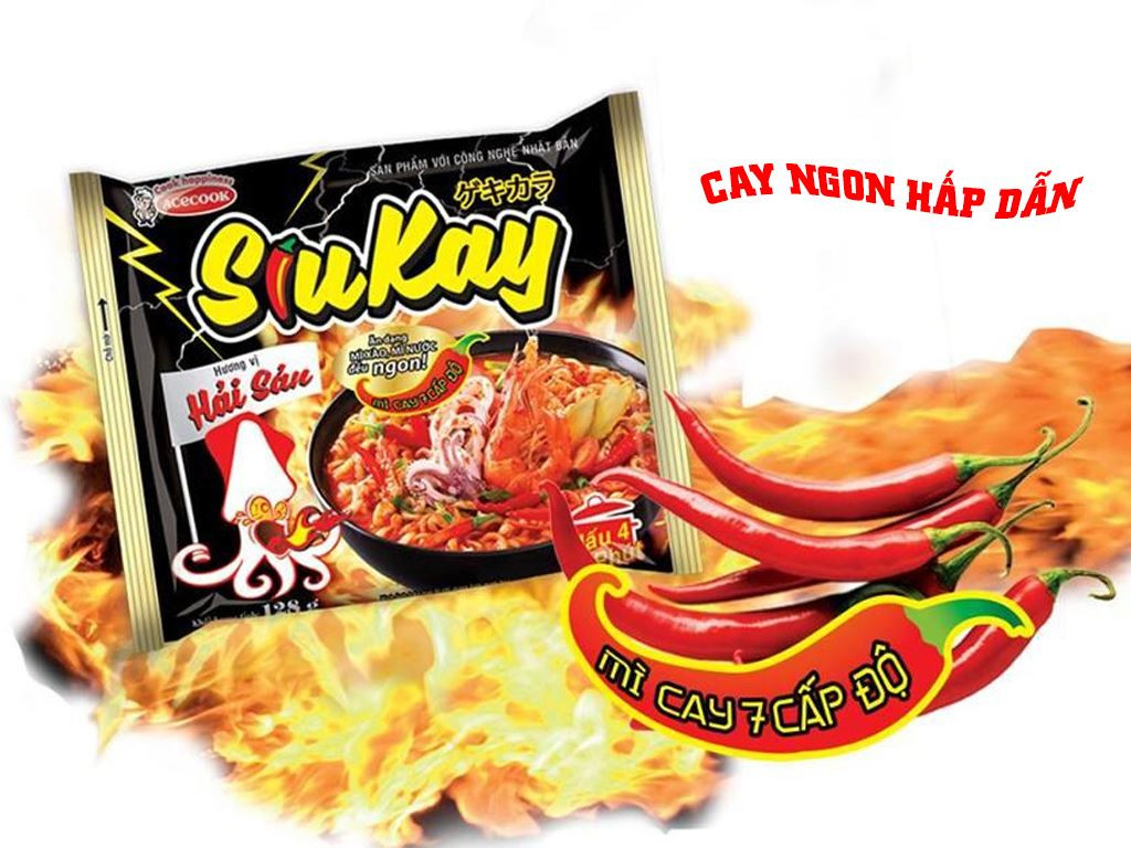 Mì hải sản siukay gói 128g