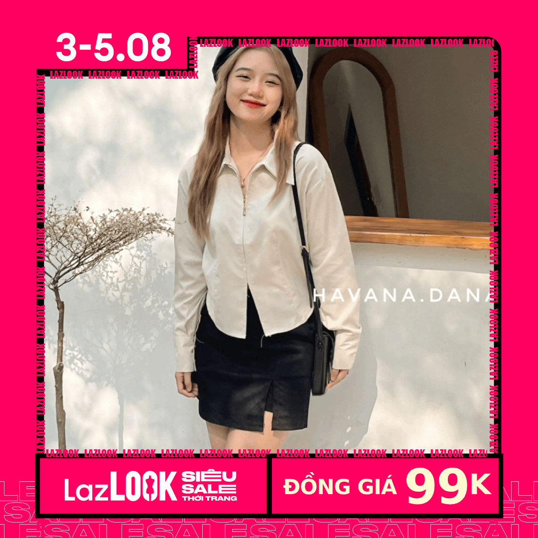 Chân váy chữ A kèm quần bên trong, chân váy ngắn xẻ tà HE85