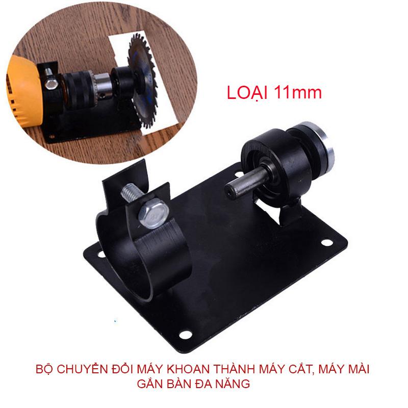 Bộ chuyển đổi máy khoan thành máy cắt, máy mài đa năng có giá gắn cố định khoan vào bàn