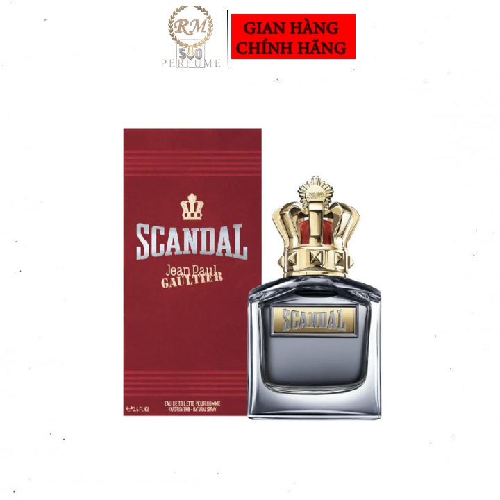 Nước hoa nam thơm giữ mùi lâu Jean Paul Gaultier Scandal Pour Homme, nước hoa hương gỗ nam đem lại sự cuốn hút hút cá tính dung tích 5ml/ 10ml/ 20ml