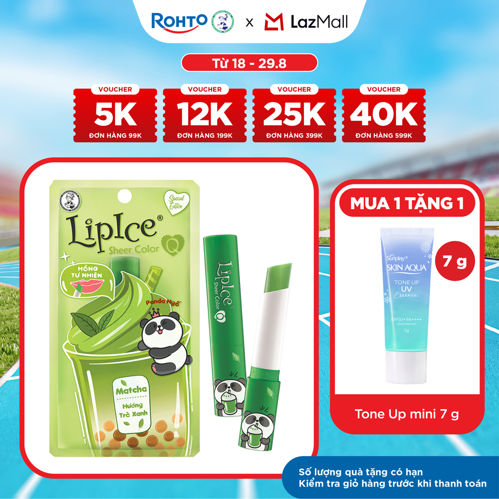 Son dưỡng Lipice Sheer Color Q Matcha 2.4g