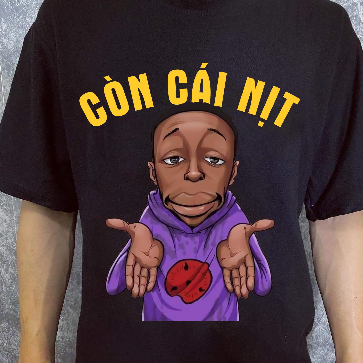 Áo Thun '' Còn Cái Nịt '' Anh Da Đen Hot TikTok Fom Rộng