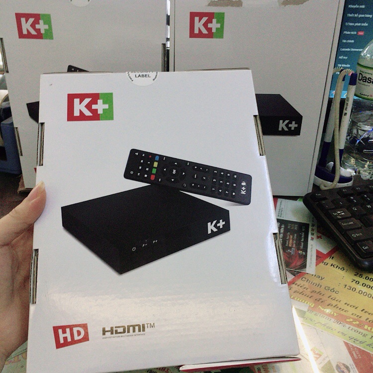 [HCM]Đầu Thu K+ HD KÈM Thuê Bao 2 Tháng Full .Bảo hành 12 tháng .mới 100%
