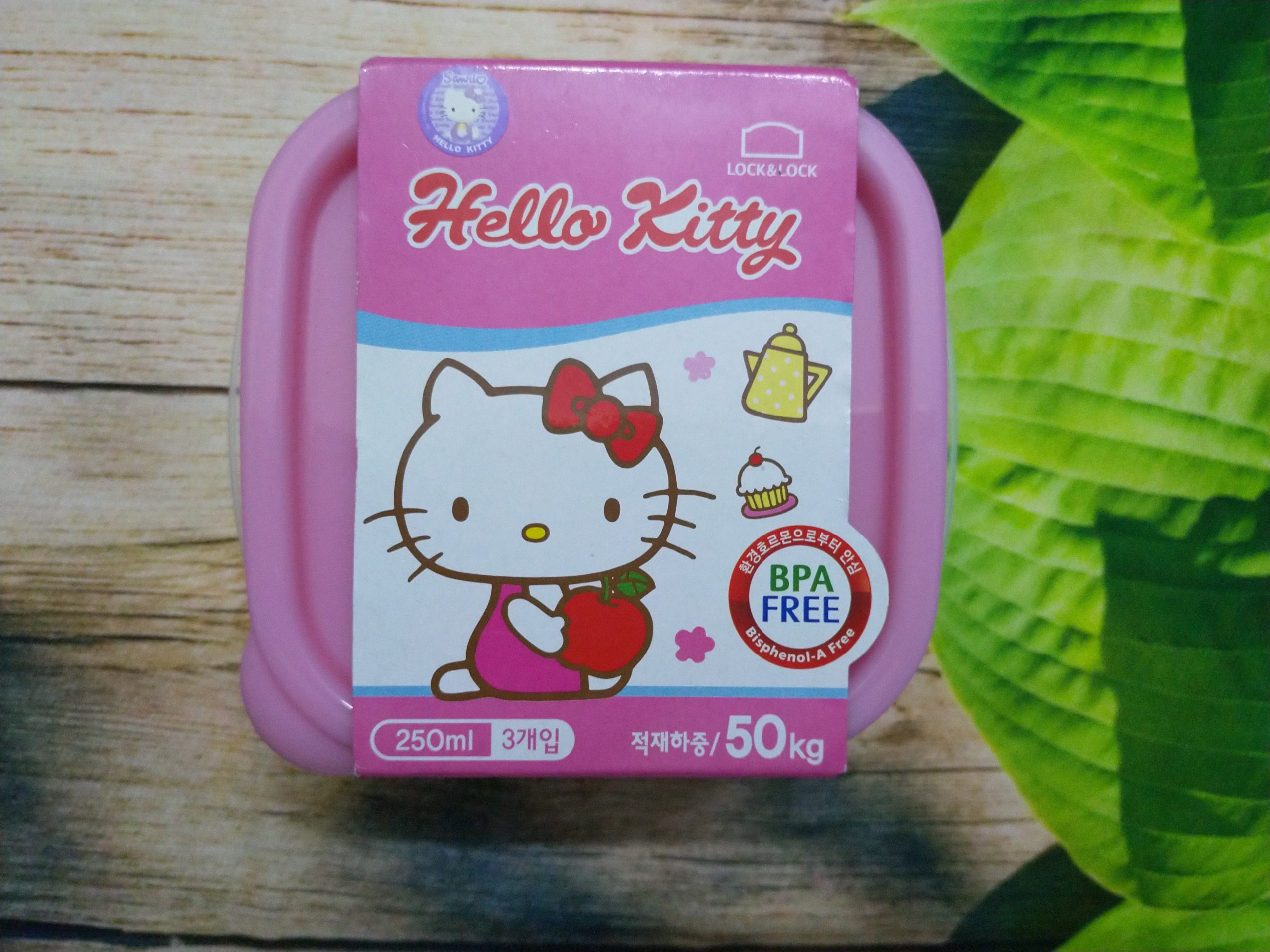 Hộp đựng thức ăn cho em bé kitty lock&lock 250ml, 270ml