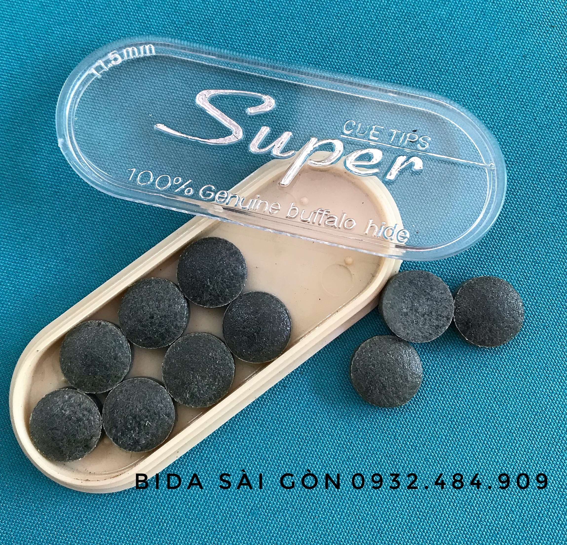 [Vĩ 10 viên] Đầu cơ Bida Super 11,5mm