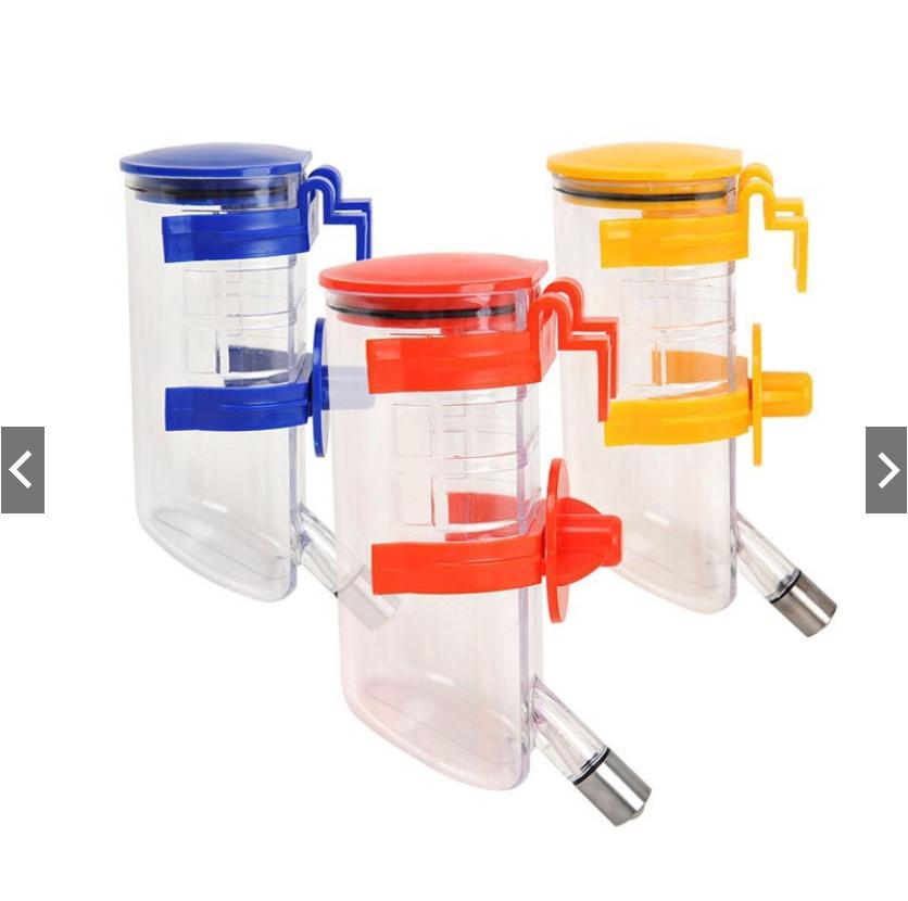 Bình Uống Nước Tự Động Gắn Chuồng Chó Mèo 500ML