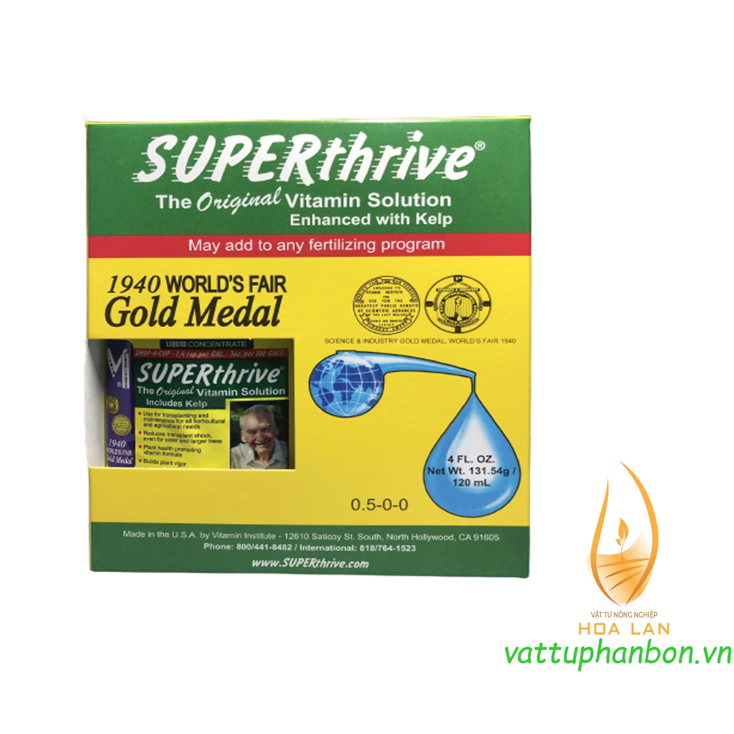 Phân bón super thrive bổ sung hoocmon kích rễ chồi - #564a# 120ml