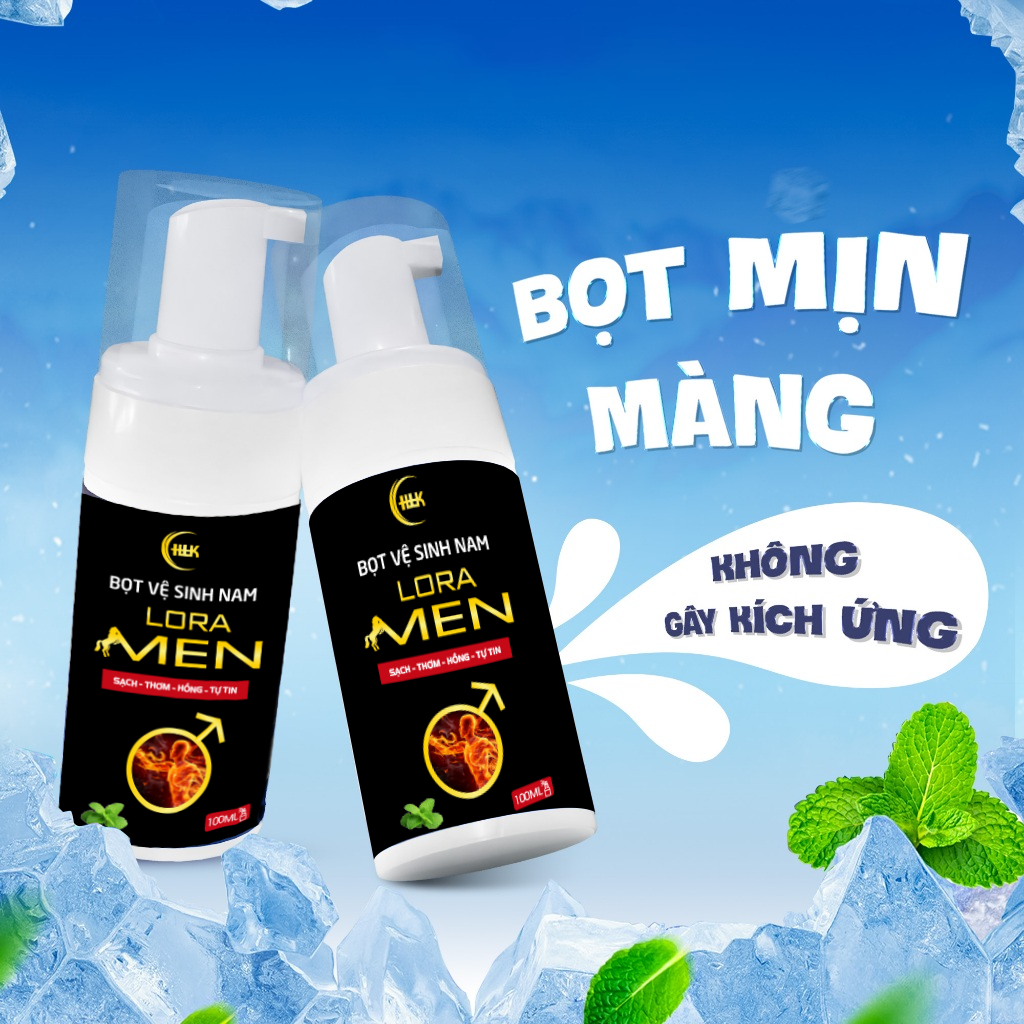 Bọt vệ sinh Loramen Plus the mát dành cho nam giới