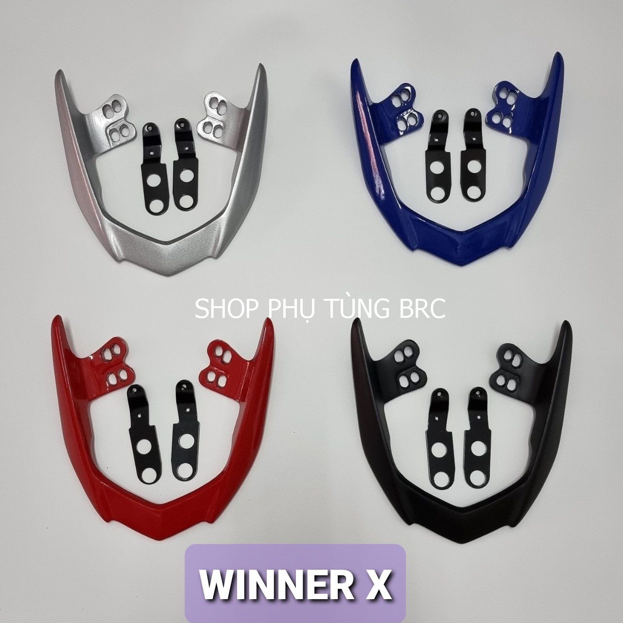 Cảng sau kiểu V1 dùng cho xe WINNER X (cảng bằng nhôm đúc áp lực dày, chắc sơn tĩnh điện với 4 màu cho khách chọn)