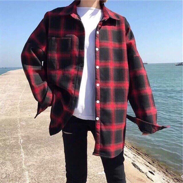 Áo sơ mi caro nam phong cách sành điệu pu3333