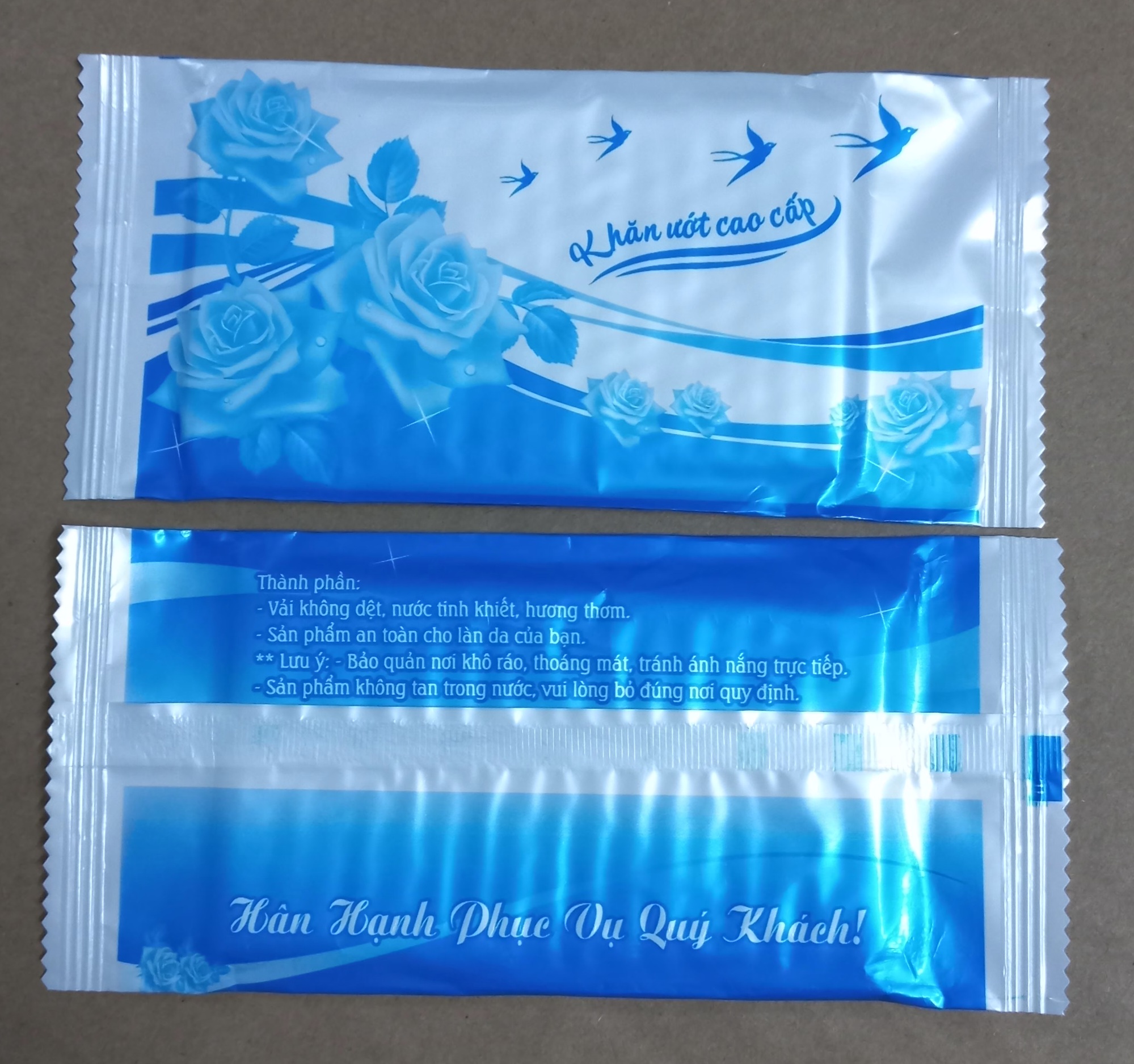100 cái khăn lạnh, khăn ướt cao cấp