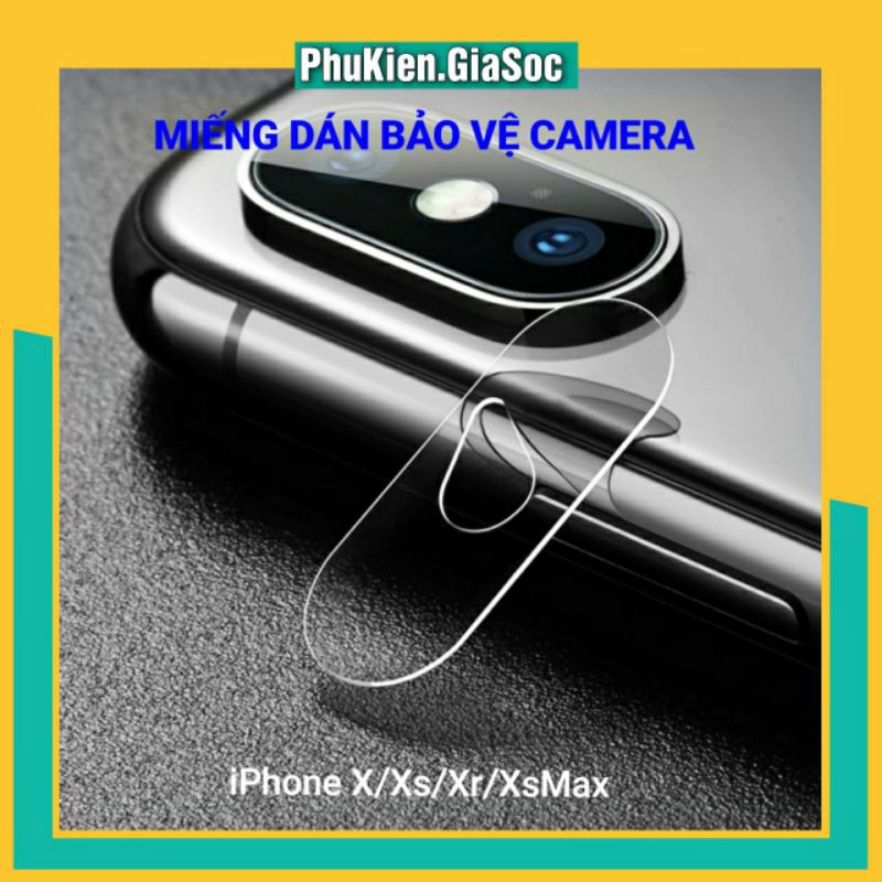 Kính cường lực camera dành cho iphone x/xs/xr/xsmax - trong suốt - bảo vệ camera - loại xịn