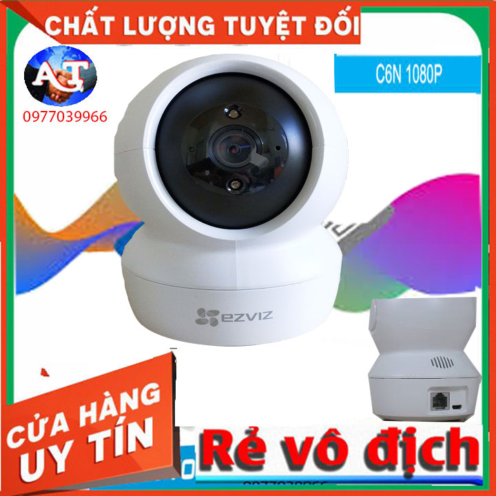 Camera Ip Wifi Ezviz C6N Full HD 1080P Có Cổng Lan - Hàng Chính Hãng