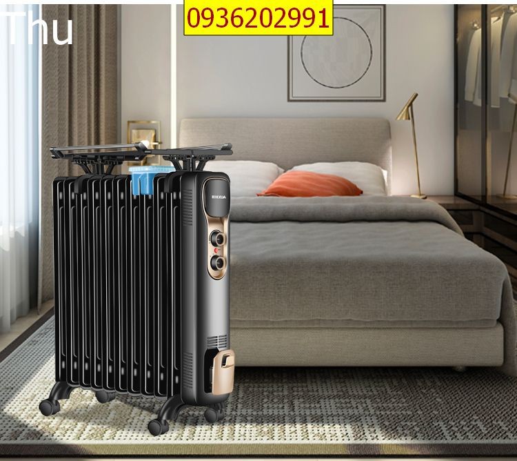 Máy sưởi dầu 15 thanh cao cấpAUX, máy sưởi ấm mùa đông . máy sưởi dầu không khô da