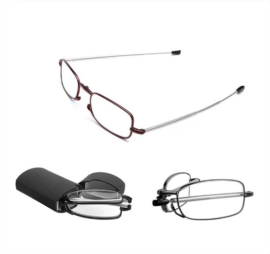 Kính lão thị , viễn thị sẵn độ Nam nữ +1.00 đến +400 tặng kèm hộp đựng Nam châm hàng Nhật bản cao cấp gọng rút chống rỉ tặng ông bà bố mẹ