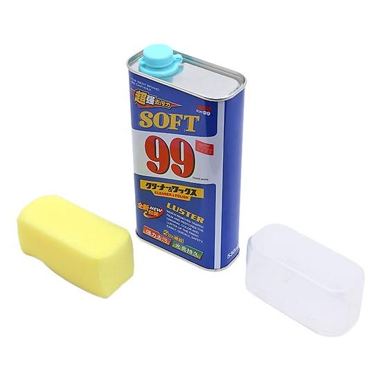 [HCM]Dầu Đánh Bóng Bề Mặt Sơn Cho Ô Tô Xe Máy Soft 99 PNS199