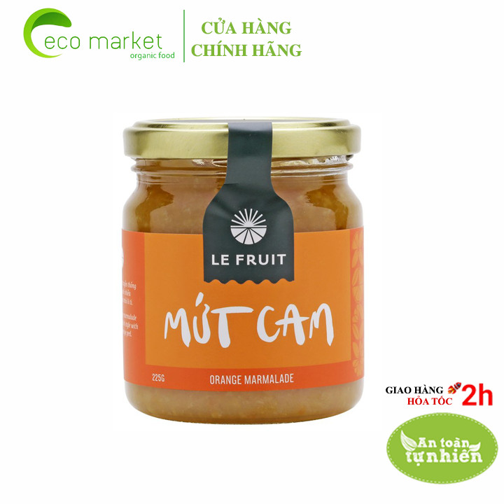 Mứt Cam mứt trái cây Le Fruit (225g)
