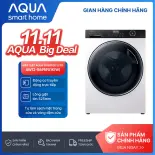 Máy giặt lồng ngang Aqua Inverter 12kg AW12-B4959U1K(W) - Miễn phí giao hàng toàn quốc - Hỗ trợ lắp đặt