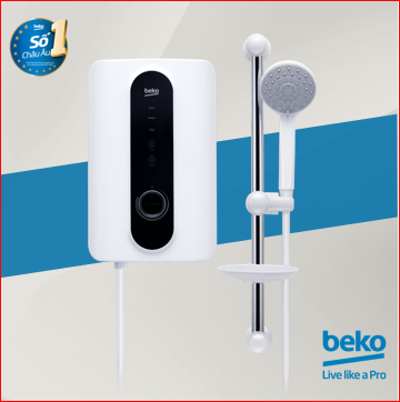 [Trả góp 0%]Máy nước nóng trực tiếp Beko BWI35S2D-213 - Bơm trợ lực vận hành siêu êm - Công suất 3500W - Vòi sen 5 cấp độ - Hàng chính hãng bảo hành 3 năm