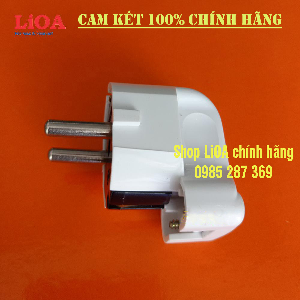 Phích cắm tiêu chuẩn châu âu LiOA 15A có cực nối đất - EURΦ5