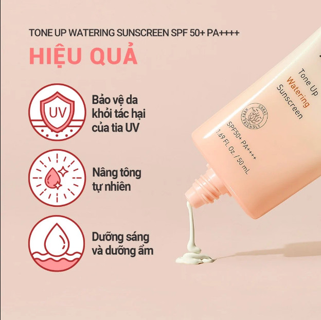 [Bao Chính Hãng - FULL TONE] Kem Chống Nắng Nâng Tone Da Innisfree Tone Up Sunscreen SPF50 PA++++ (5