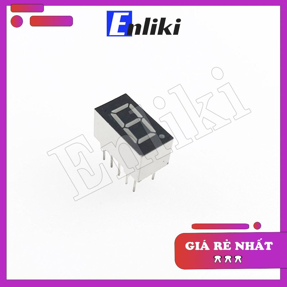 Led 7 thanh 0.36inch 1 số màu đỏ