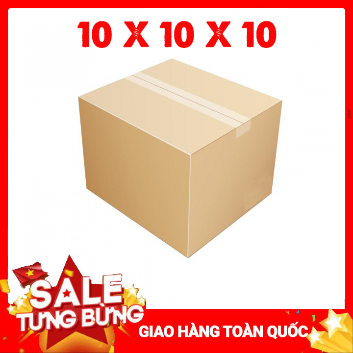 [ Combo 20 ] Hộp Carton 10x10x10 / Thùng Carton / Thùng Giấy Đóng Hàng Tiện Lợi
