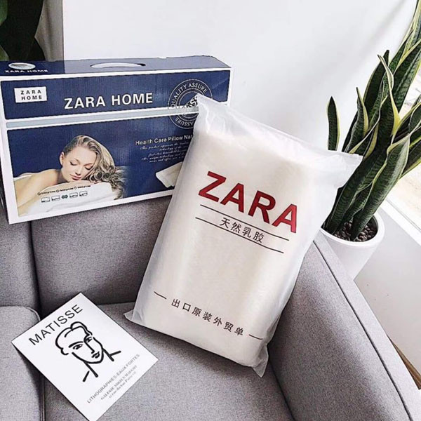 Gối cao su non zara, gối cao su chống mỏi vai gáy, chống ngáy cho giấc ngủ tốt, gối cao su tự nhiên, gối ngủ chống mỏi cổ, gối nằm ngủ cho người lớn, trẻ nhỏ, gối cao su non tự nhiên