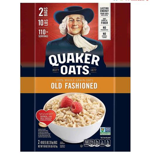 Yến mạch quaker mỹ 4,52kg ngũ cốc giàu dinh dưỡng