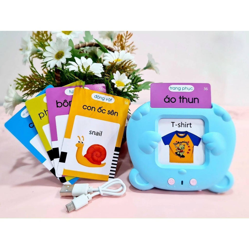 Máy đọc thẻ song ngữ, Flashcard Thẻ Học Thông Minh Cho Bé