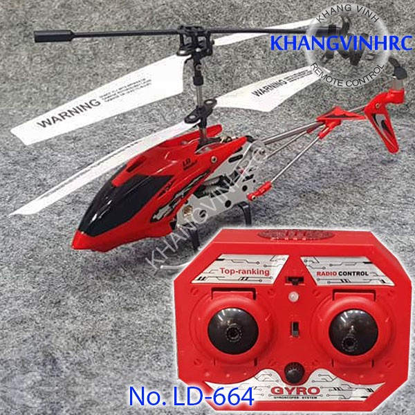Máy bay trực thăng điều khiển 3.5 kênh ld-664