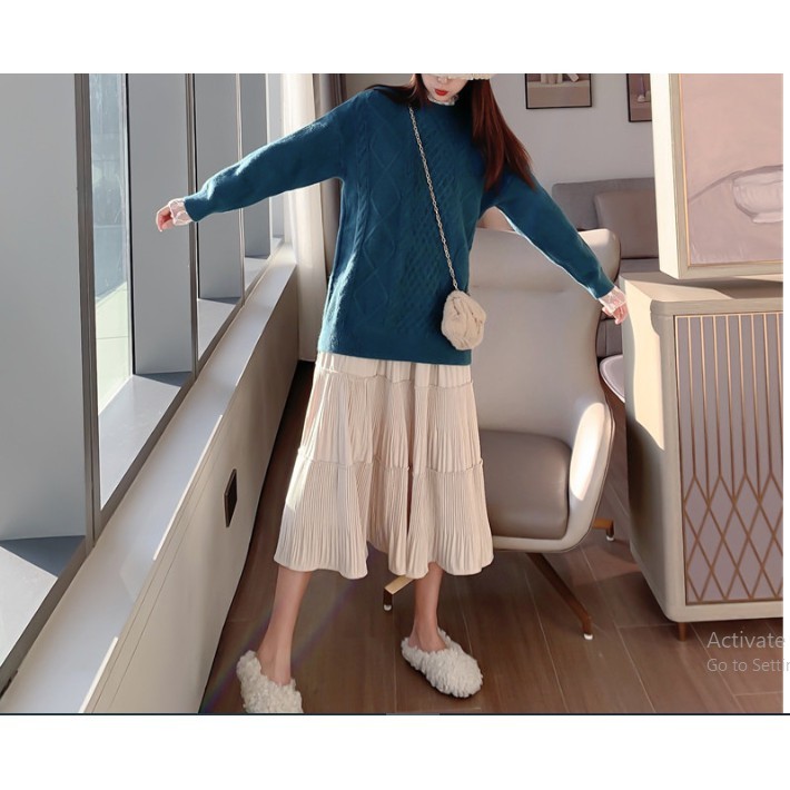 Chân váy bầu xinh cvb53 dài 75-76cm