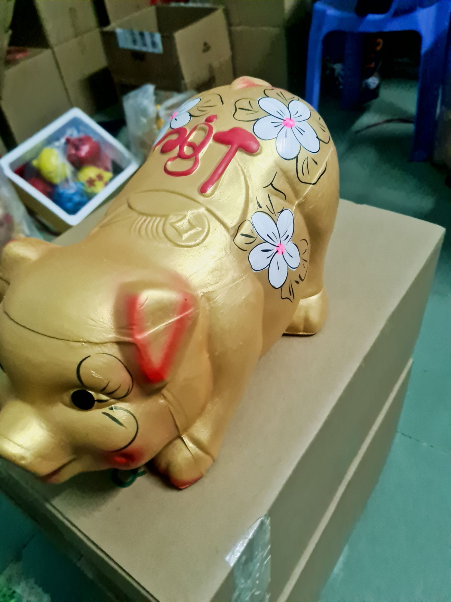 Heo đất, lợn đất, thú đất, quà sinh nhật, quà tân gia