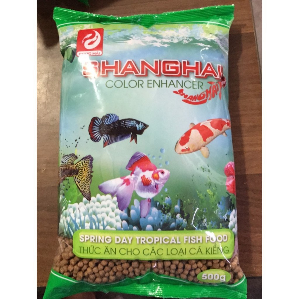 Thức ăn cho cá cảnh shanghai/orio 500gr - cám cá cảnh - hạt to - orio