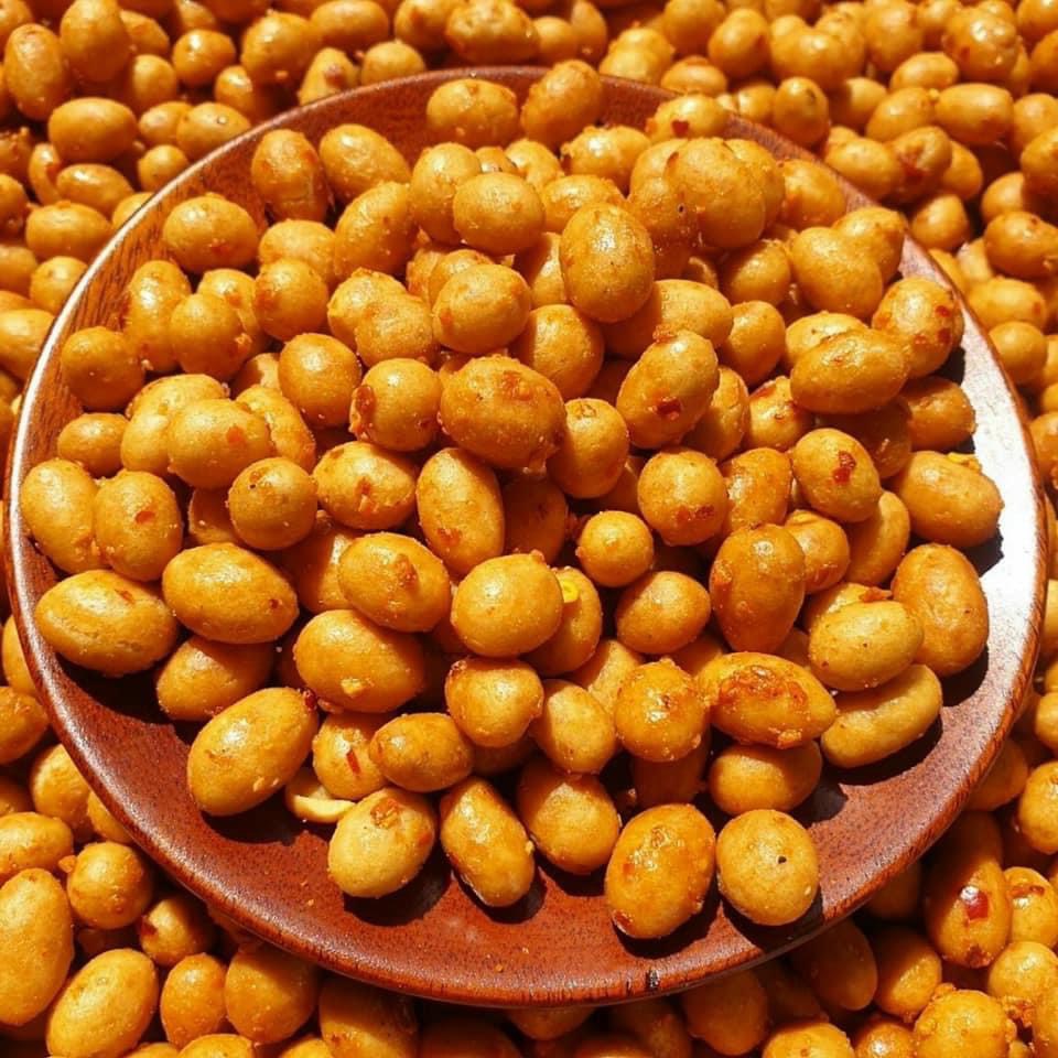 Đậu phộng da cá tỏi ớt 500gr I Nghiện Store