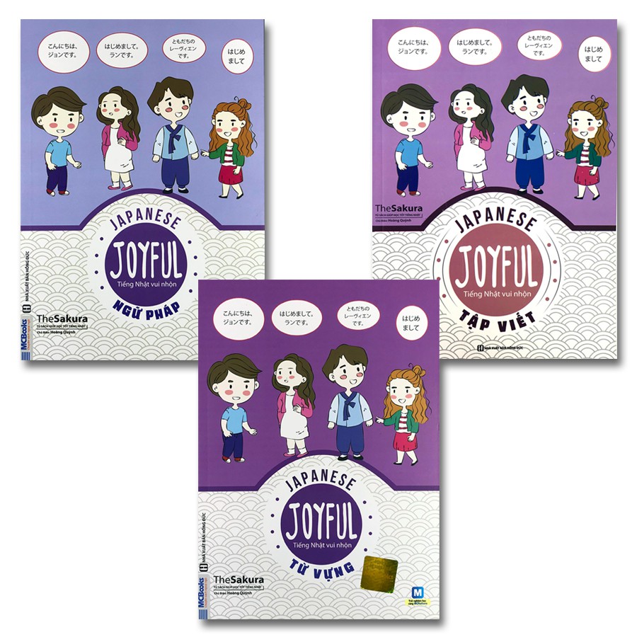 Sách - joyful japanese - tiếng nhật vui nhộn - tập viết, từ vựng, ngữ pháp tặng bookmark - từ vựng