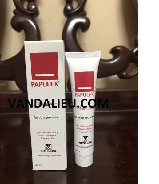 Sản phẩm papulex oil-free cream 40ml.