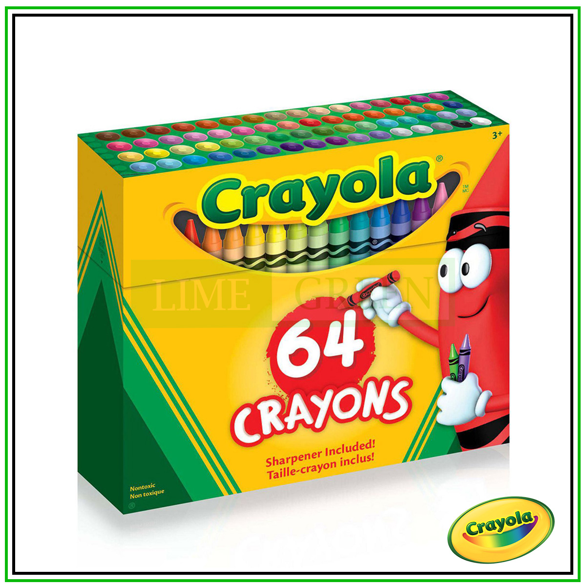Bút sáp tập tô màu crayola crayon set 8/16/24/64 màu