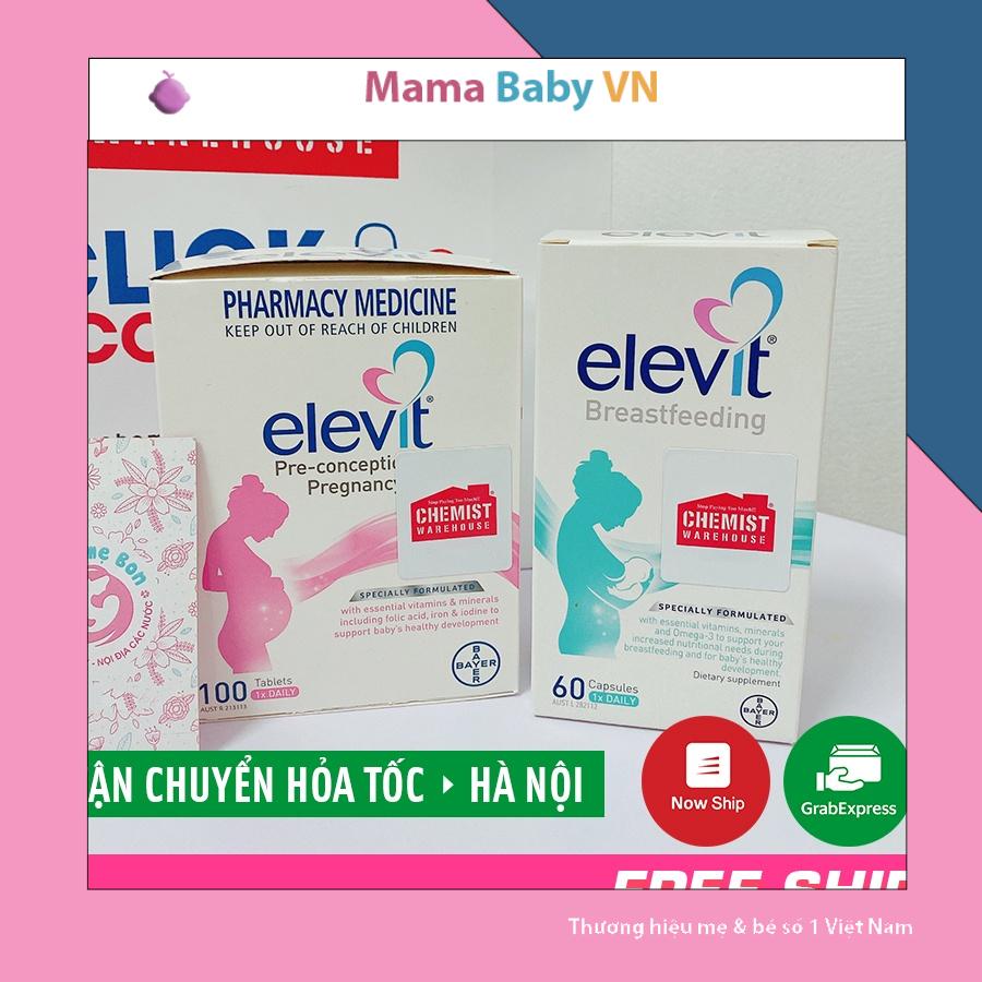 Vitamin tổng hợp Elevit bầu và Sau sinh - Xuất xứ Úc Mamababyvn