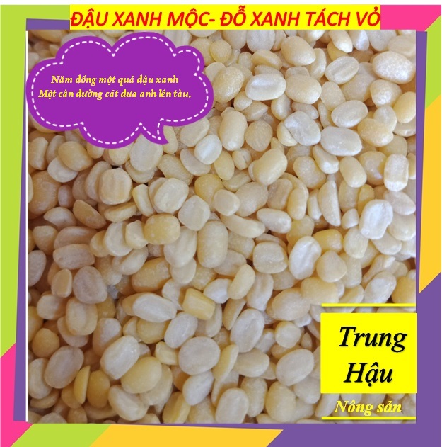 Đậu xanh hạt- Đậu xanh tách vỏ nguyên chất