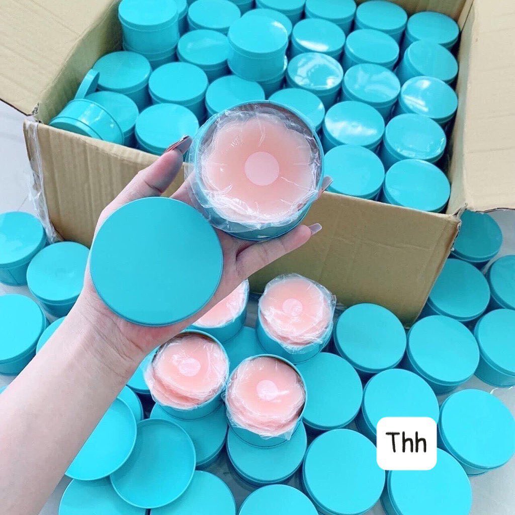 Hộp 5 cặp dán ngực silicon hình hoa -ktvt5
