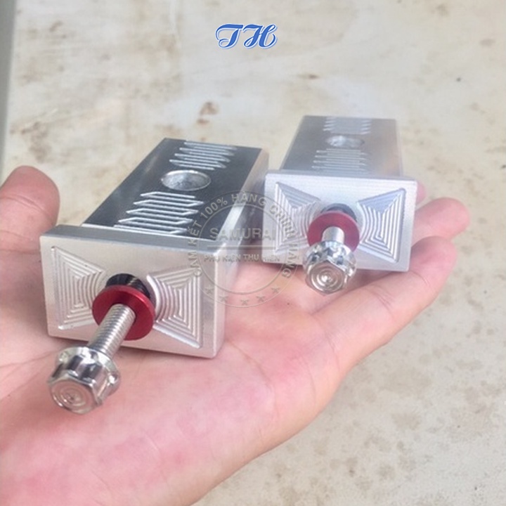 Pát tăng sên âm jupiter pát pas bát pass tăng sên jupiter nhôm cnc không gỉ, có rãnh thoát nước, lắp như zin