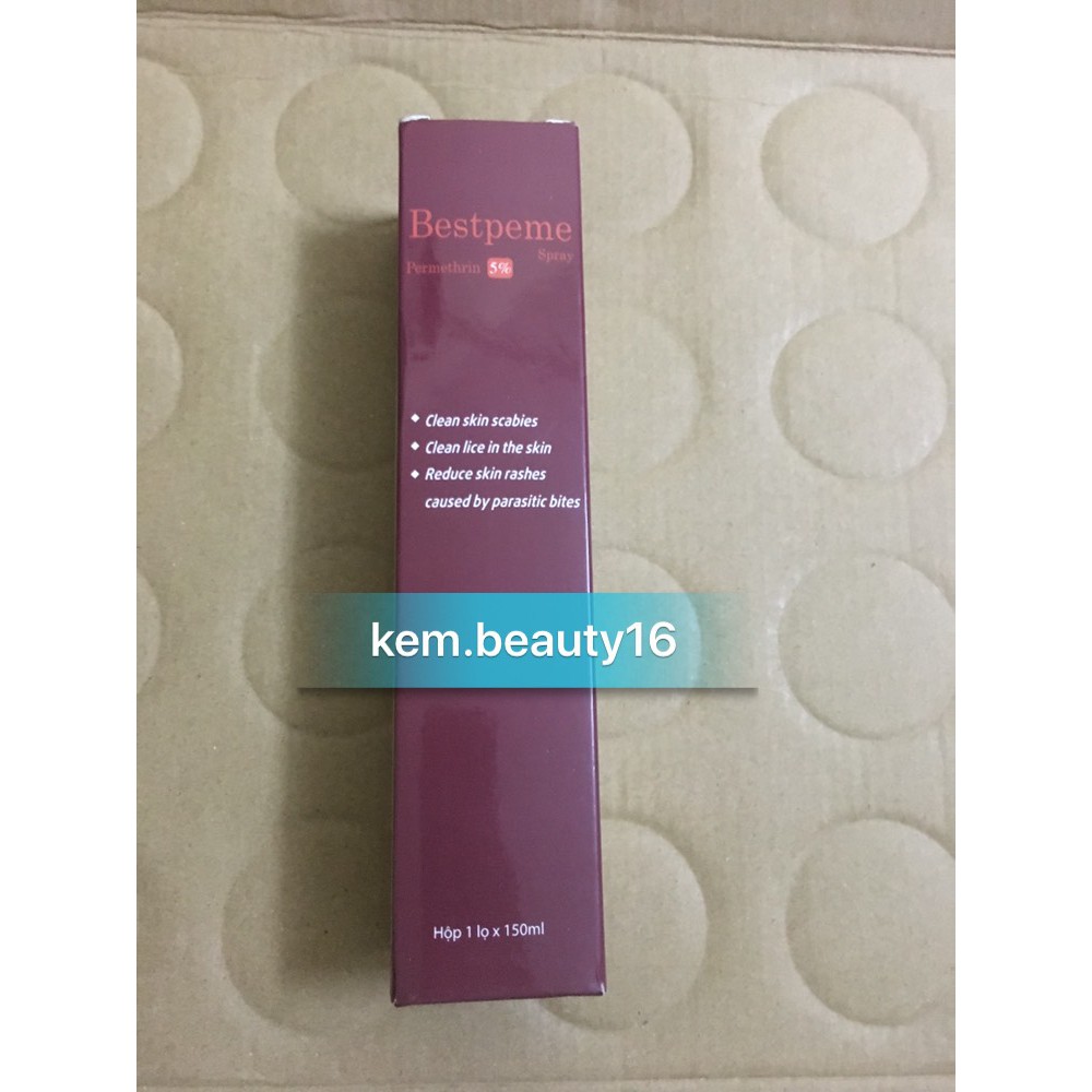 Xịt ghẻ Bestpeme spray 150ml
