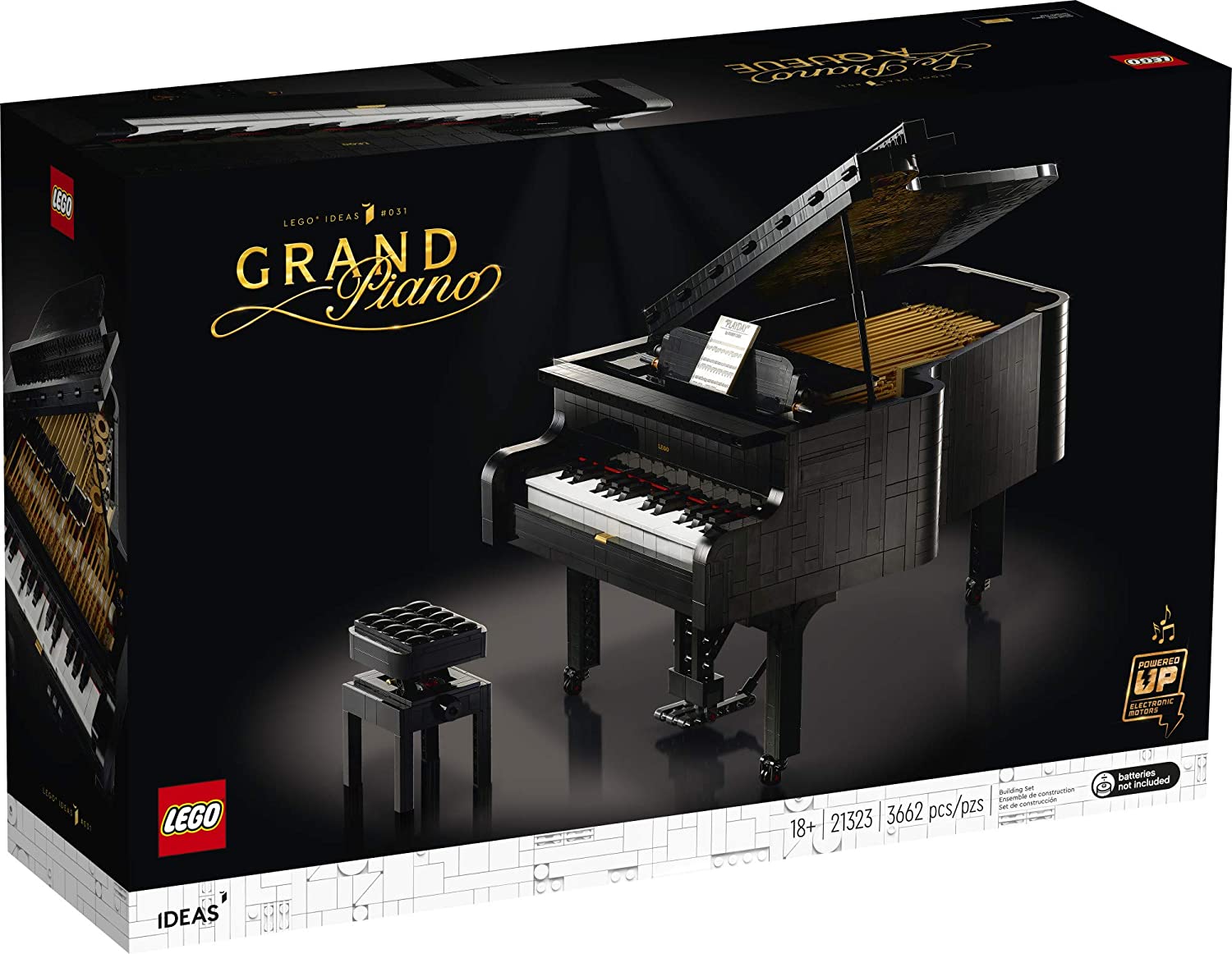 Lego ideas - 21323 - đại dương cầm - grand piano