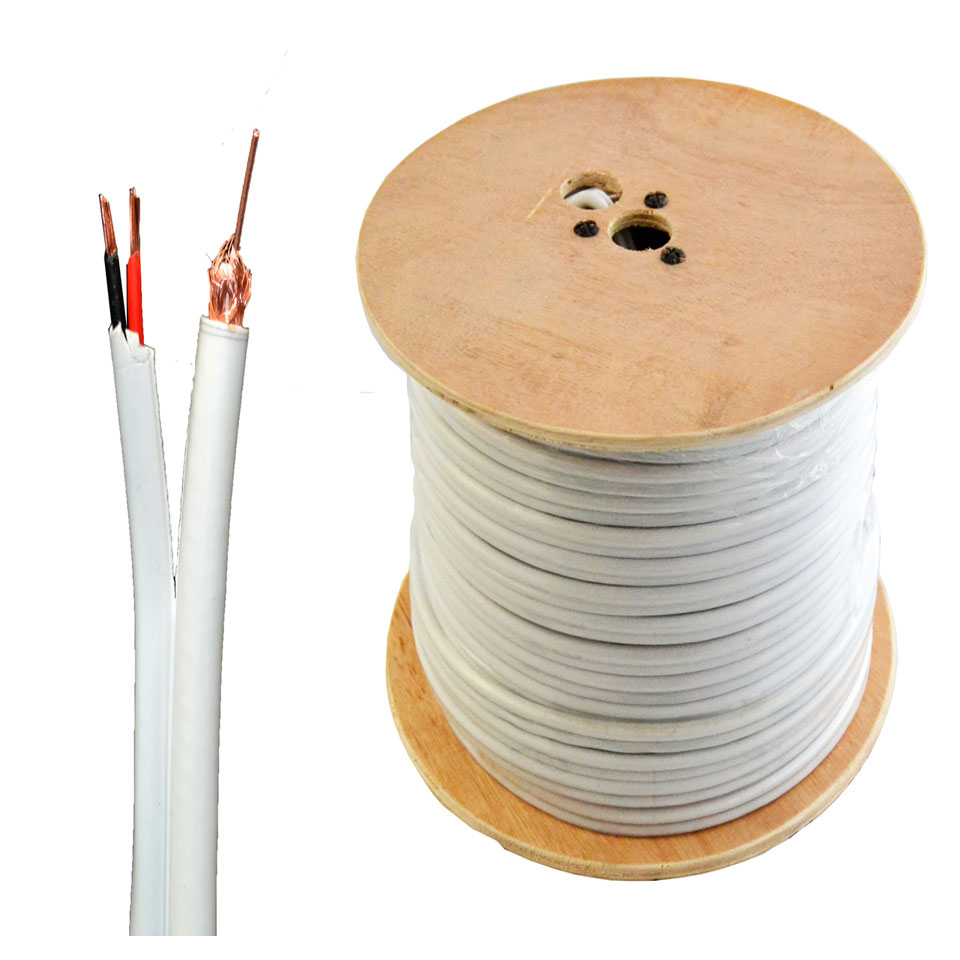 [20m dây tặng kèm 2 jack BNC] Dây Cáp Tín Hiệu Đồng Trục Liền Nguồn Chuyên Dụng Cho Camera Analog Và Đầu Ghi Hình Camera