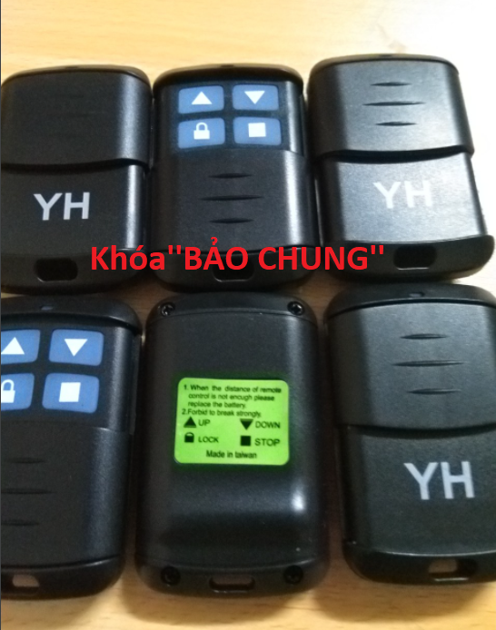 Điều khiển cửa cuốn tần số 433mhz  học lệnh