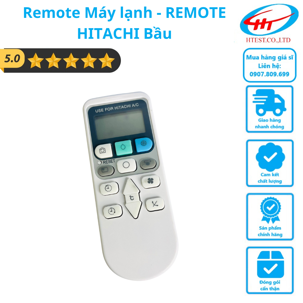 Remote Máy lạnh - REMOTE HITACHI Bầu - SP001343