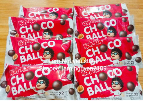 Combo 2 gói đậu phộng phủ socola Koh kae chocoball