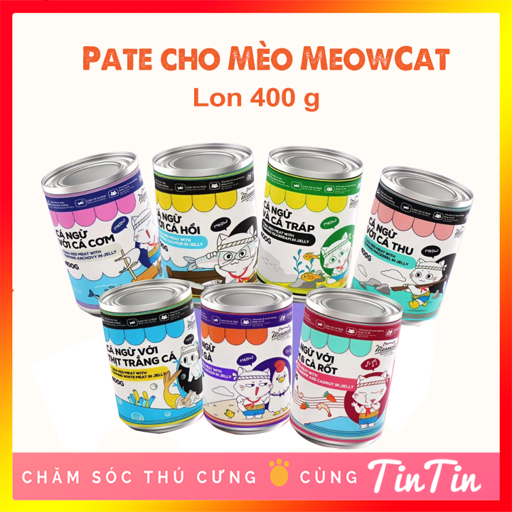 Pate Lon MEOWCAT Cho Mèo 400g